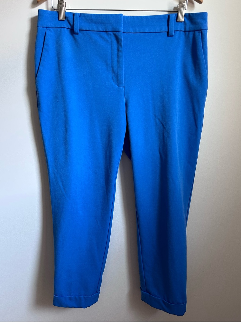 LOFT The Devin Slim Pants Bundle Women’s 12P Blue Green Career Ankle Stretch - Picture 7 of 14